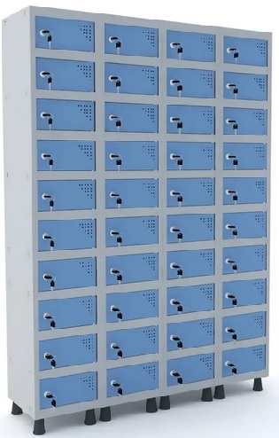 Armário porta objetos 40 portas